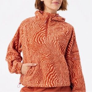 Outdoor Voices Fleece Quarter zip Hoodie